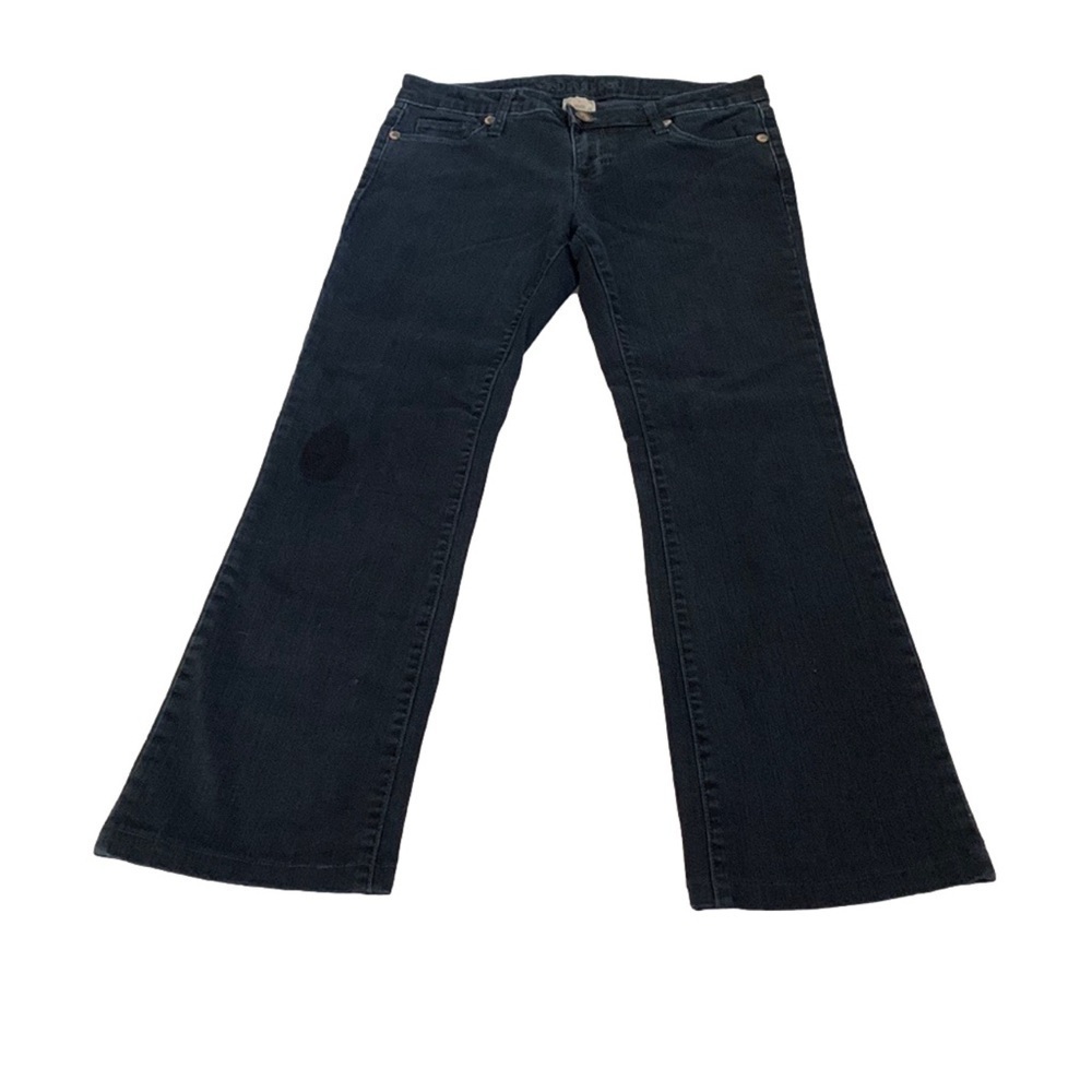 Liz Claiborne Bootcut Jeans, Size 7, Dark Wash Blue Denim